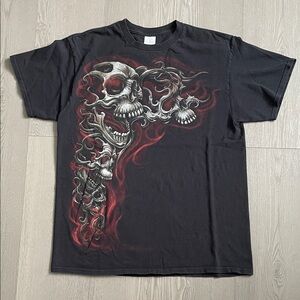 Y2K Skulls t shirt
